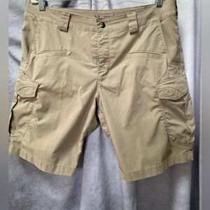 5 11 Tactical Cargo Shorts. Men’s  Taupe